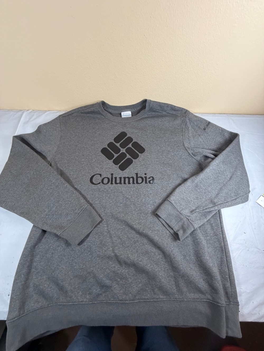 Columbia Gray Logo Crewneck Sweatshirt